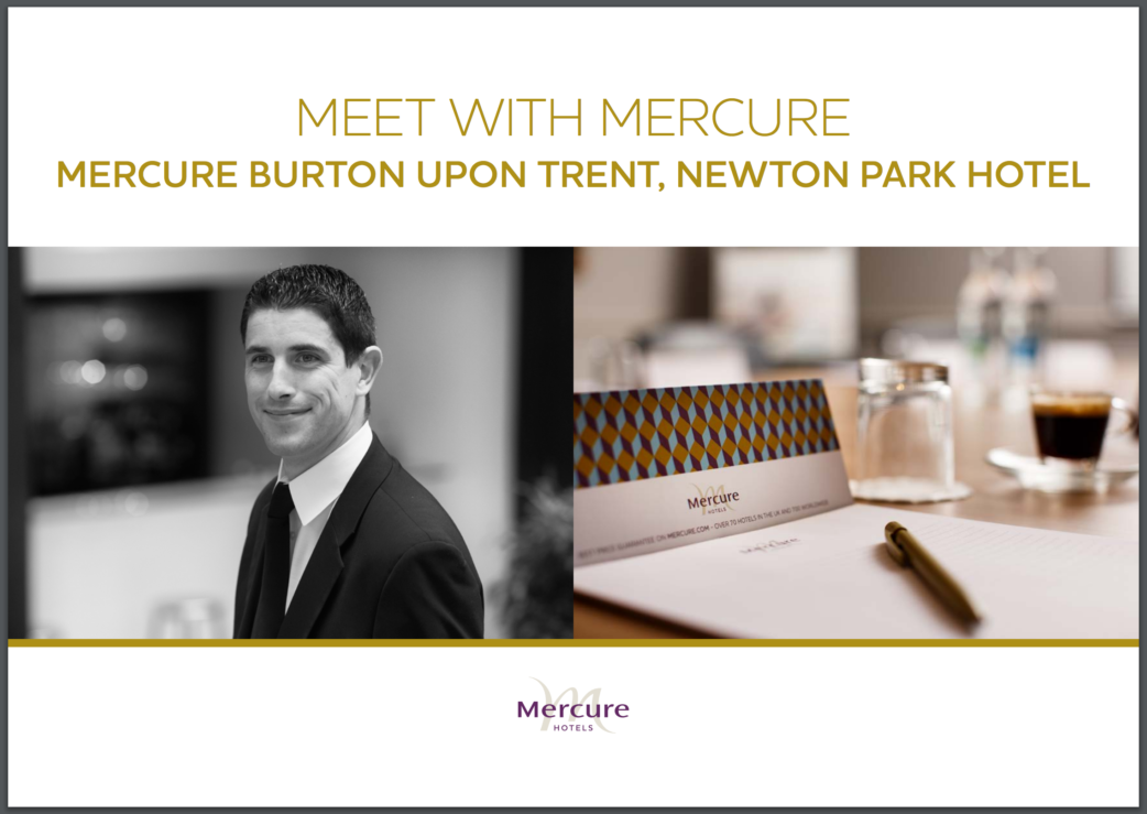 Mercure Burton Upon Trent Newton Park Meetings Brochure Cover