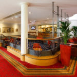 The lounge area at Mercure York Fairfield Manor Hotel